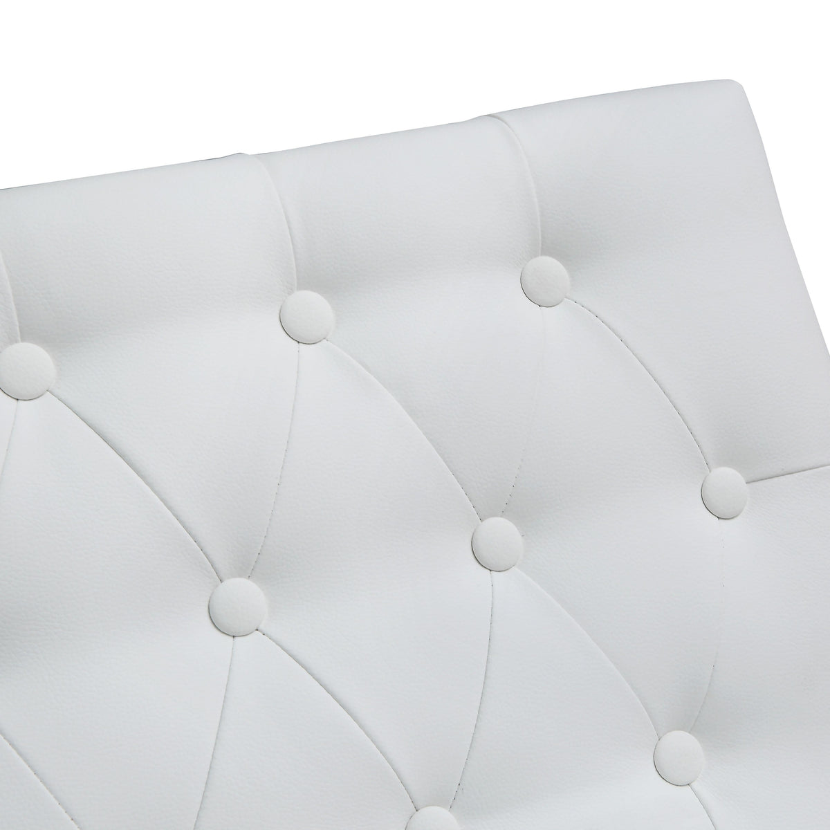 Helsinki White Performance Vegan Leather Stool - Set of 2
