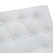Helsinki White Performance Vegan Leather Stool - Set of 2