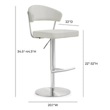 Cosmo Performance Vegan Leather Adjustable Stool