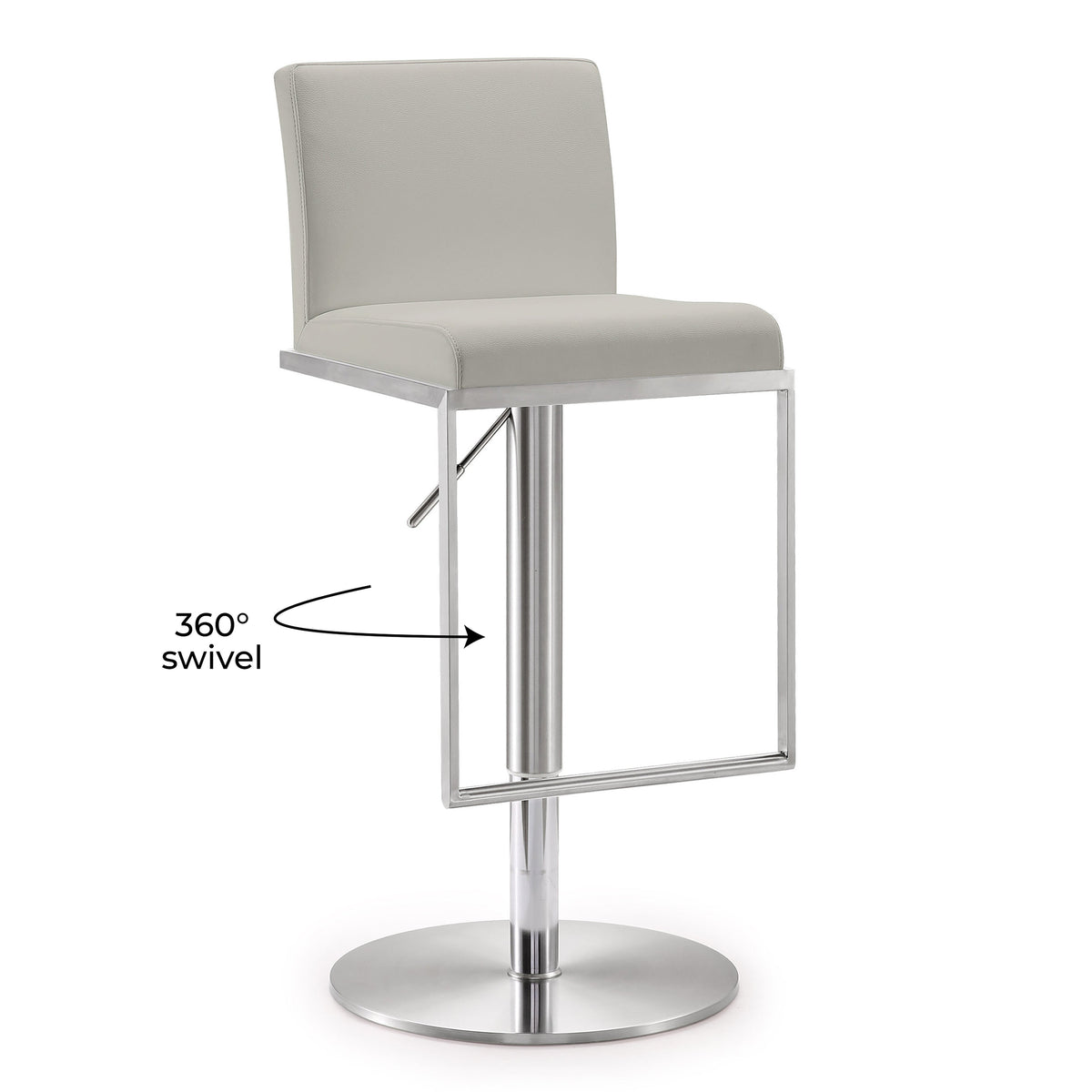 Amalfi Performance Vegan Leather Adjustable Stool