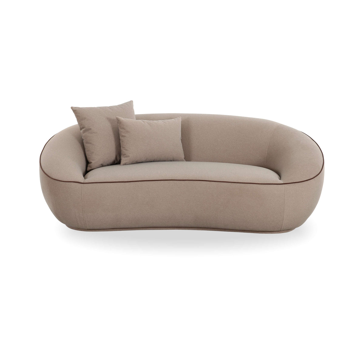 Jenny 78" Taupe Performance Faux Mohair Loveseat