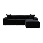 Olafur 2-Piece Performance Fabric L-Shaped Sectional