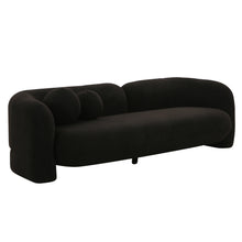 Amelie 91" Contract-Grade Faux Fur Sofa