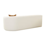 Fickle 82.5" Cream Performance Boucle Modular Loveseat