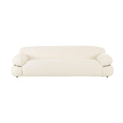 Leyla 98" Cream Performance Boucle Sofa