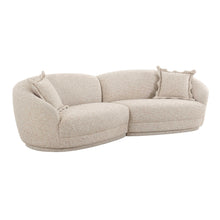Marion 2-Piece Two-Tone Textured Performance Boucle Sectional