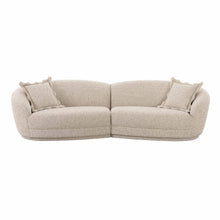 Marion 2-Piece Two-Tone Textured Performance Boucle Sectional