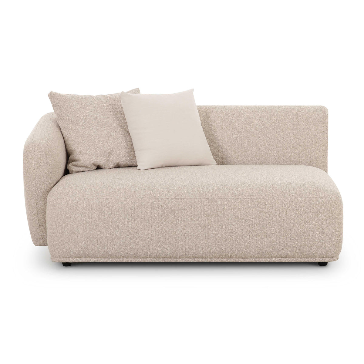 Sylvie 59" Cream Performance Boucle Arm Loveseat