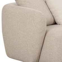 Sylvie 4-Piece Cream Performance Boucle Chaise Sectional