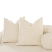 Lulu 141" Cream Performance Boucle Sofa
