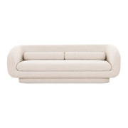 Simone 96" Cream Performance Boucle Sofa