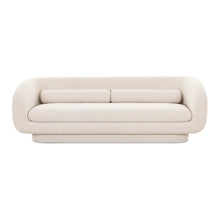 Simone 96" Cream Performance Boucle Sofa