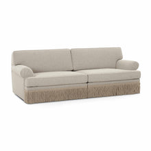 Yvette 92" Warm Grey Performance Boucle Sofa