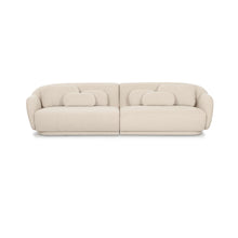 Misty 115" Cream Performance Boucle Modular Sofa