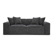 Mindy 84" Performance Chenille Basketweave Modular Loveseat