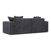 Mindy 84" Performance Chenille Basketweave Modular Loveseat