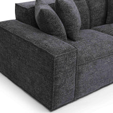 Mindy 84" Performance Chenille Basketweave Modular Loveseat