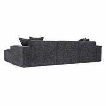 Mindy 4-Piece Performance Chenille Basketweave Modular Sectional