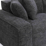 Mindy 4-Piece Performance Chenille Basketweave Modular Sectional