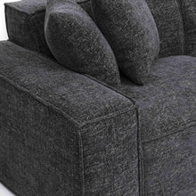 Mindy 4-Piece Performance Chenille Basketweave Modular Sectional