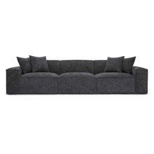 Mindy 115" Performance Chenille Basketweave Modular Sofa