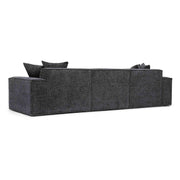 Mindy 115" Performance Chenille Basketweave Modular Sofa