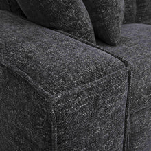 Mindy 115" Performance Chenille Basketweave Modular Sofa