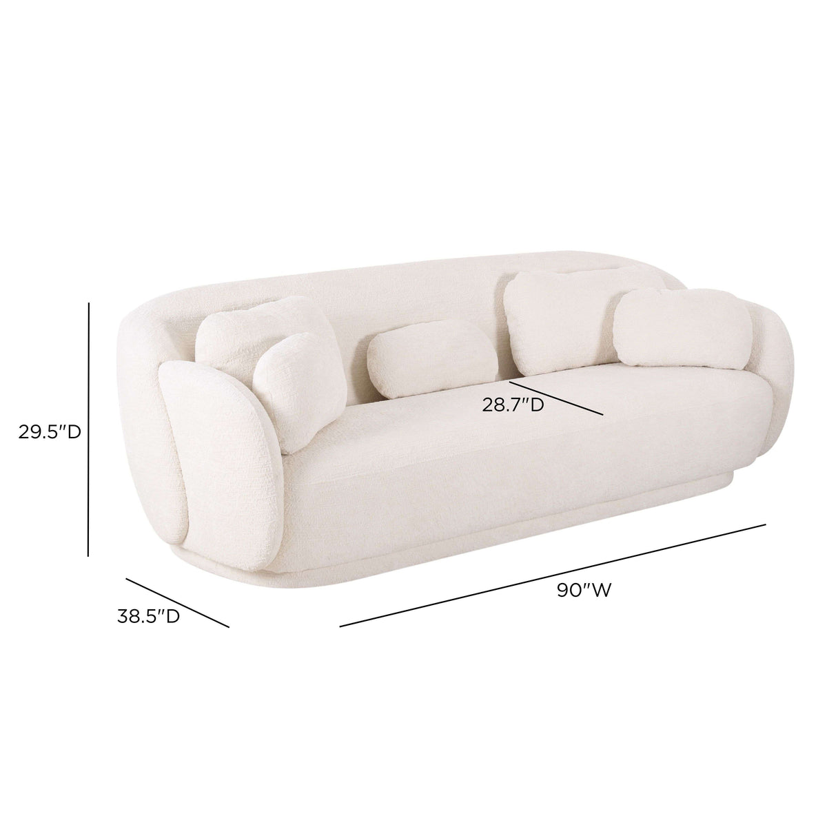 Misty 90" Sofa