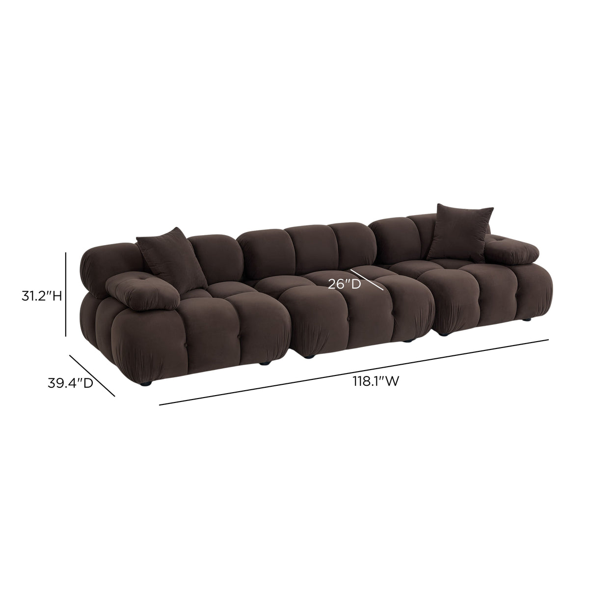 Calliope 118" Modular Sofa