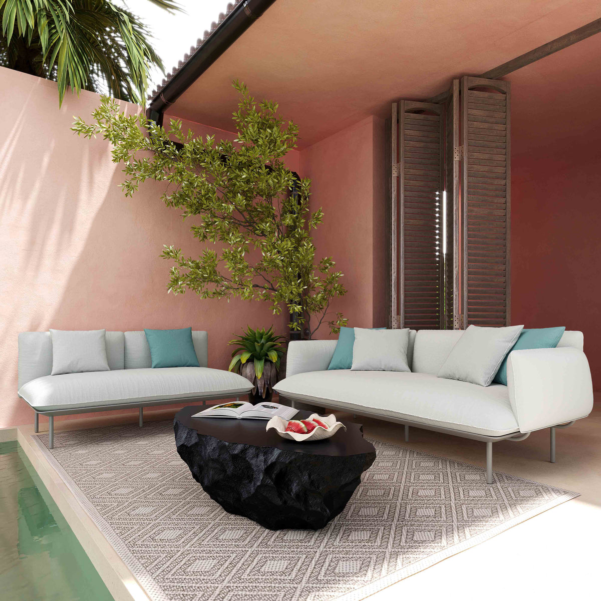 Katti 85" Outdoor Sofa