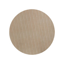 Patti 55" Textured Faux Travertine Indoor / Outdoor Round Dining Table