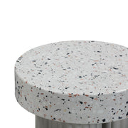 Clover Faux Terrazzo Indoor/Outdoor Round Side Table