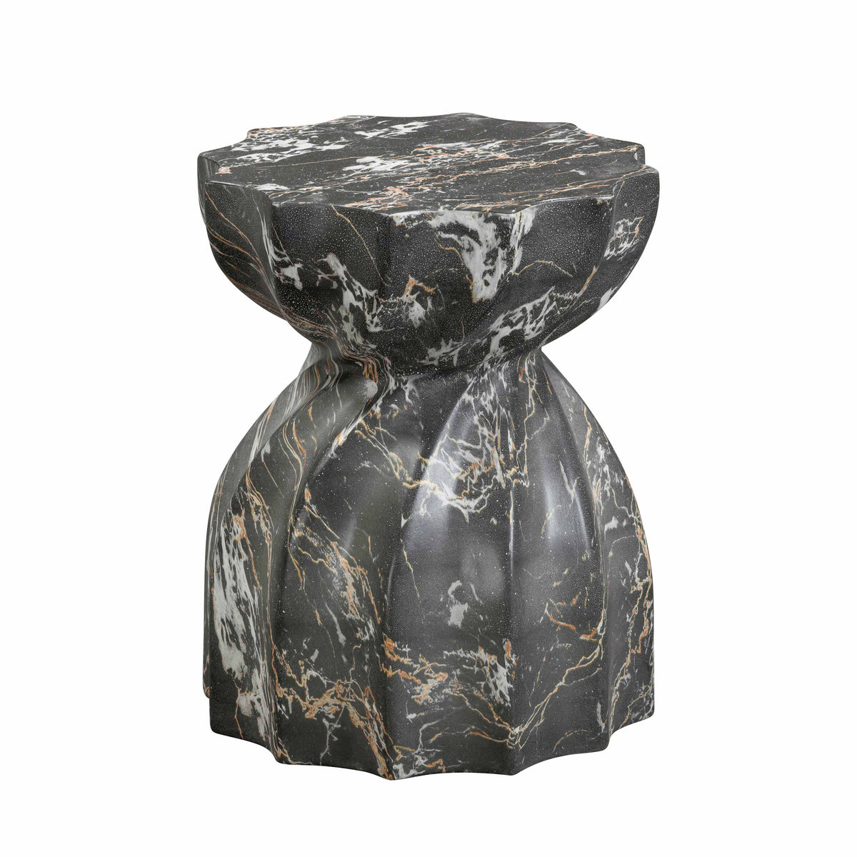 Turin Indoor/Outdoor Concrete Accent Stool