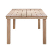 Cassie Natural Outdoor Rectangular Dining Table (75"-108")