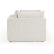 Hangover 81" Cream Performance Fabric Outdoor Modular Loveseat