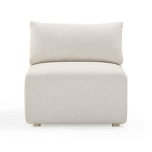 Hangover Cream Performance Fabric Outdoor Modular Armless Chair