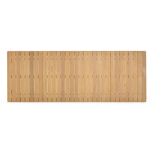 Sardinia 95" Light Teak Outdoor Rectangular Dining Table