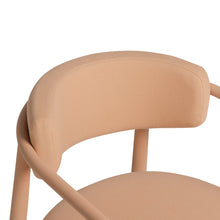 Annika Textured Contract-Grade Fabric Outdoor Dining Arm Chair