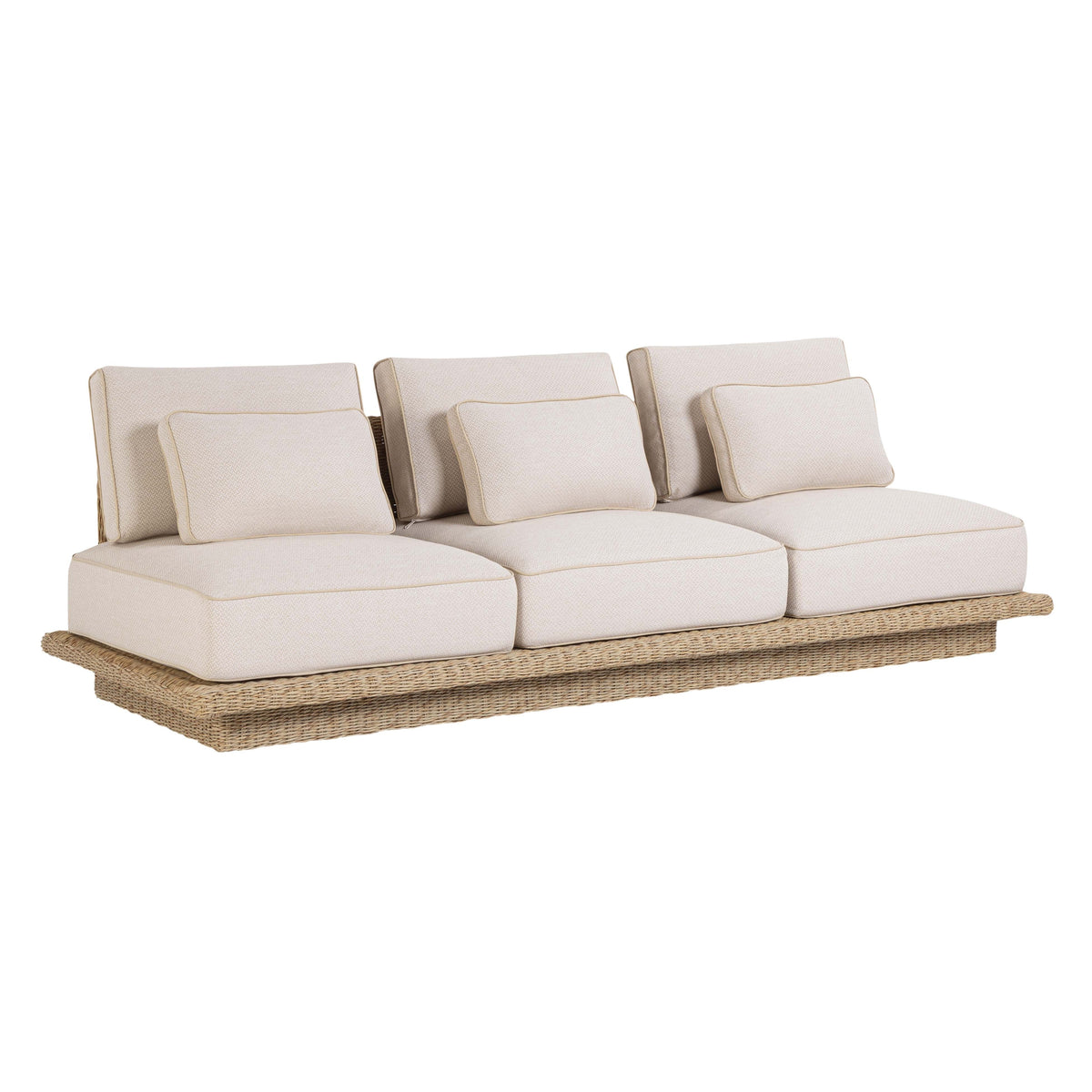 Mora Cream Outdoor Sofa (65"-96")