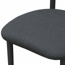 Annika Textured Contract-Grade Fabric Outdoor Dining Side Chair