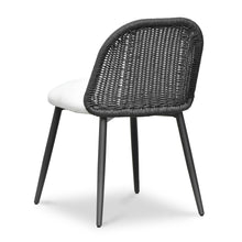 Alexa Rattan Performance Fabric Dining Chair
