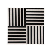 Cube Black and White Side Table