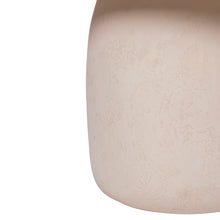 Rahul 59" Cream Lightweight Faux Stone Coffee Table