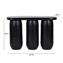 Rahul 49" Lightweight Textured Console Table