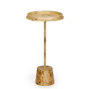 Destin Natural Burl Contract-Grade Side Table