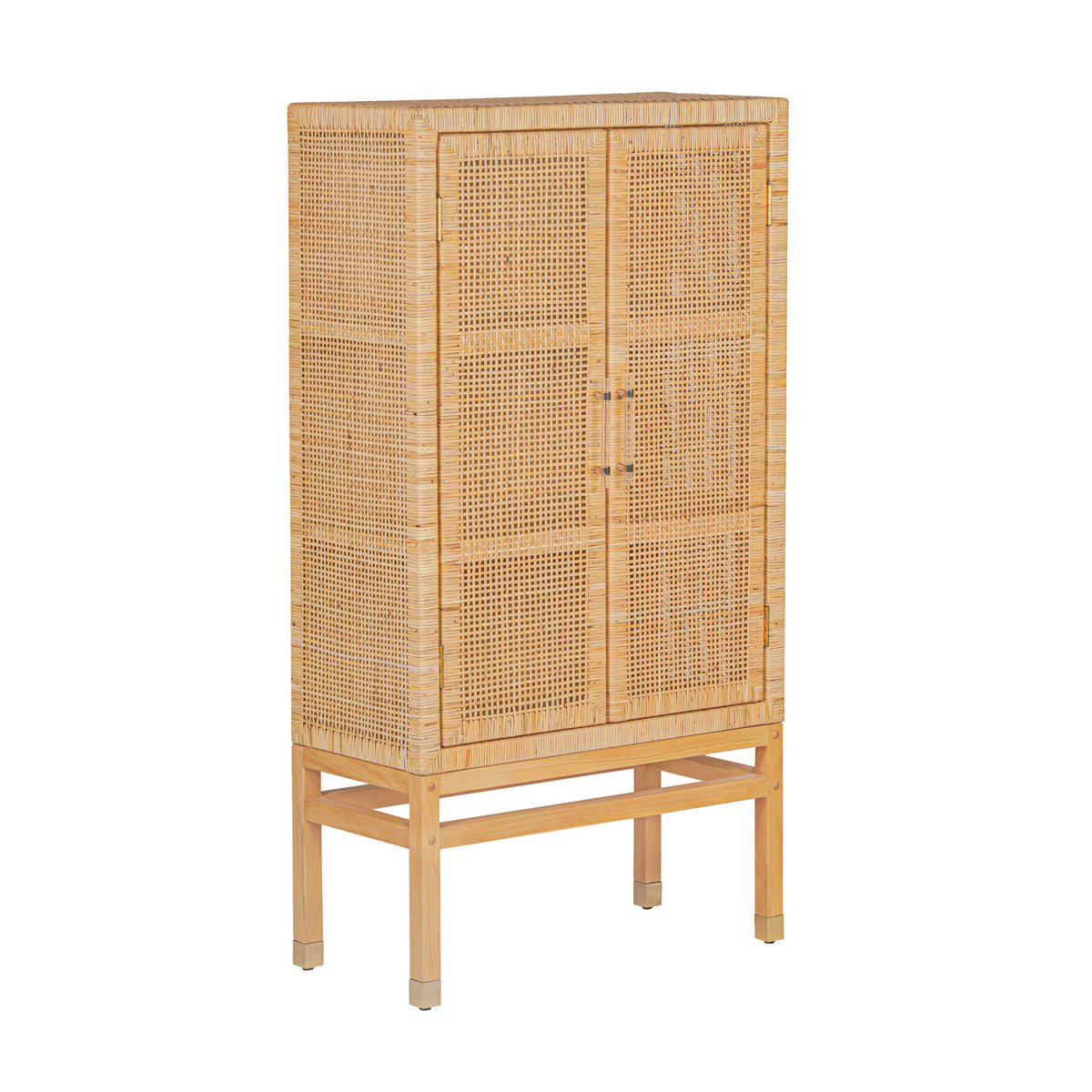 Amara Woven Rattan Cabinet