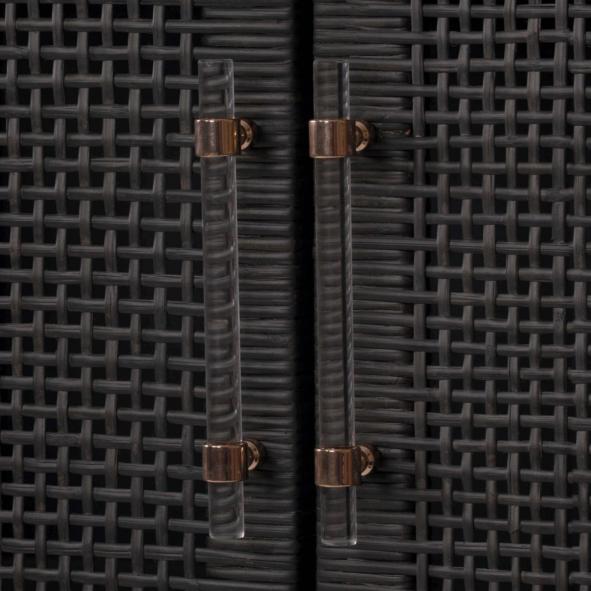 Amara Woven Rattan Cabinet
