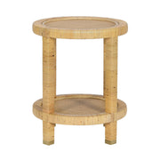 Amara Natural Rattan Side Table