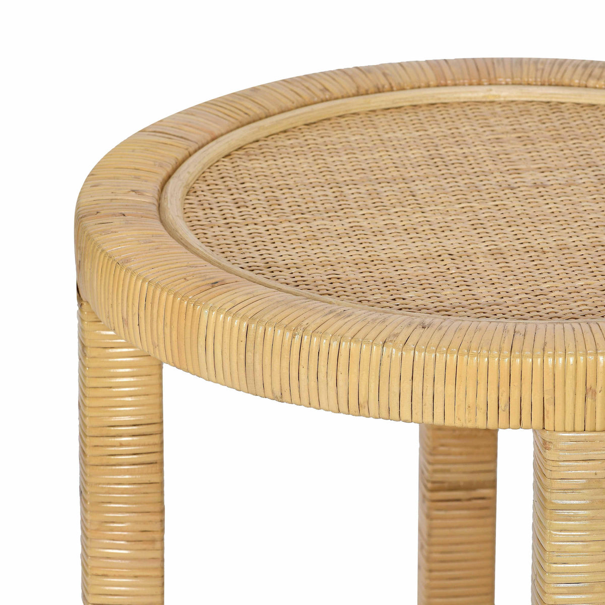Amara Natural Rattan Side Table