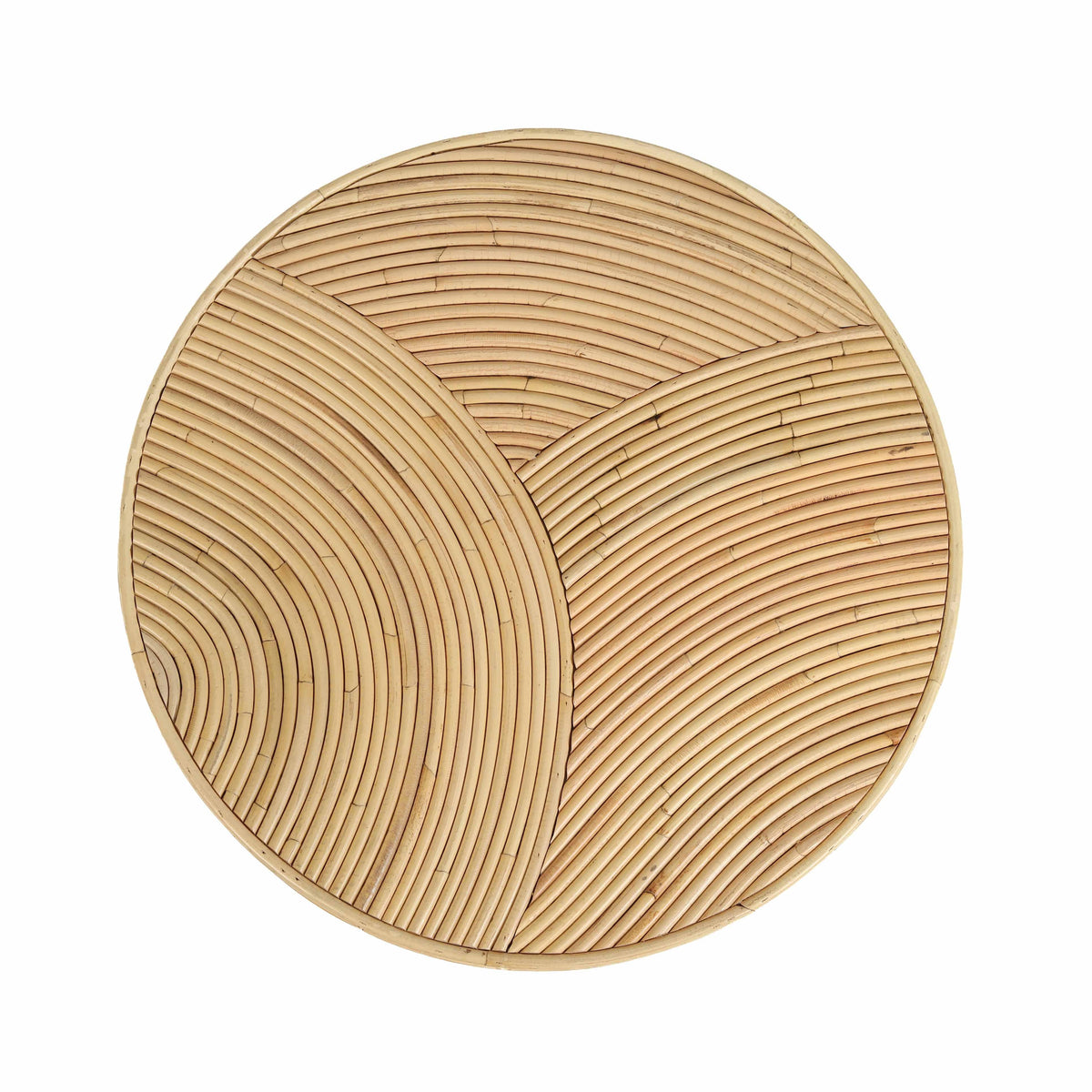 Matea Natural Rattan Arch Side Table